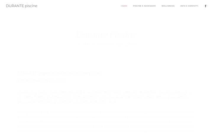 Screenshot di durantepiscine.it