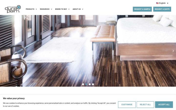 Screenshot of durapalm.com