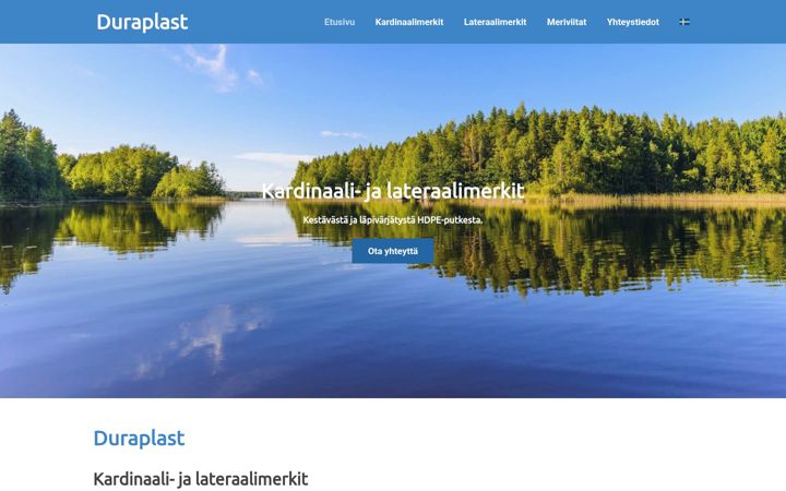 Screenshot di duraplast.fi