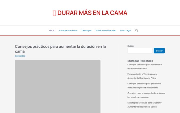 Screenshot of durarmasenlacama.com