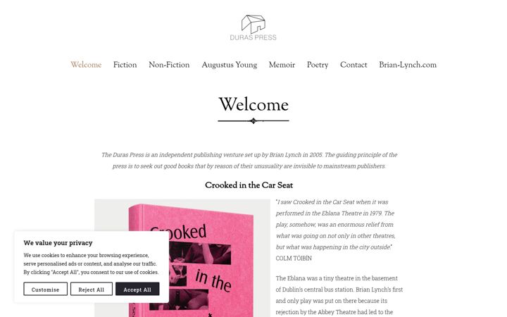 Screenshot of duraspress.com