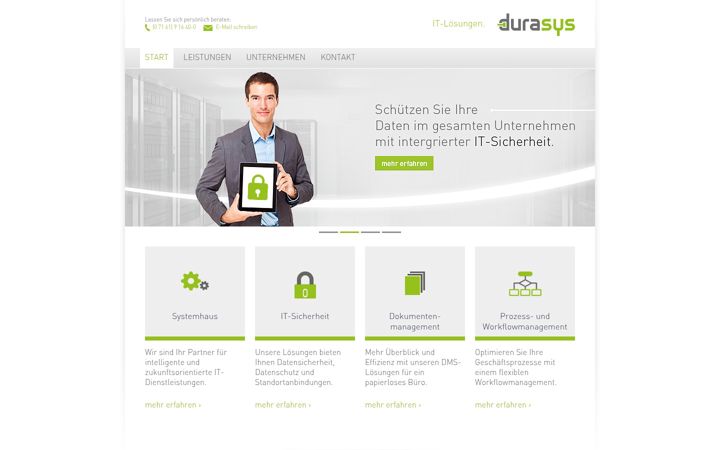 Screenshot of durasys.de