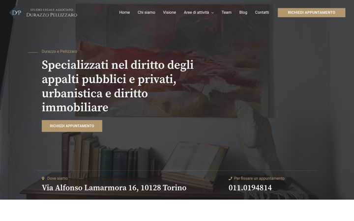 Screenshot di durazzopellizzaro.it