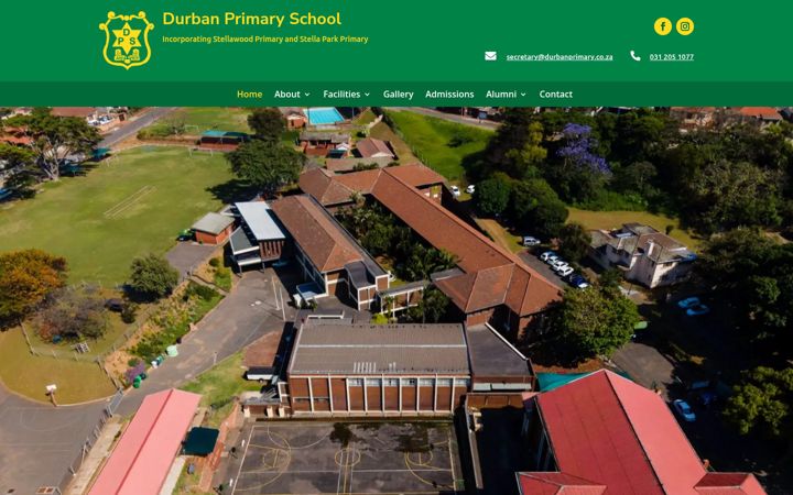Екранна снимка на durbanprimary.co.za