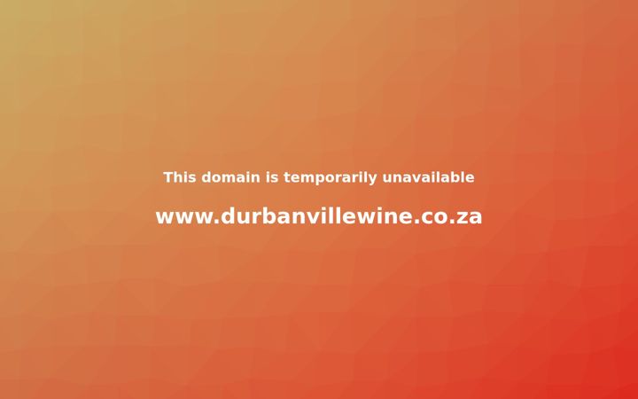 Екранна снимка на durbanvillewine.co.za