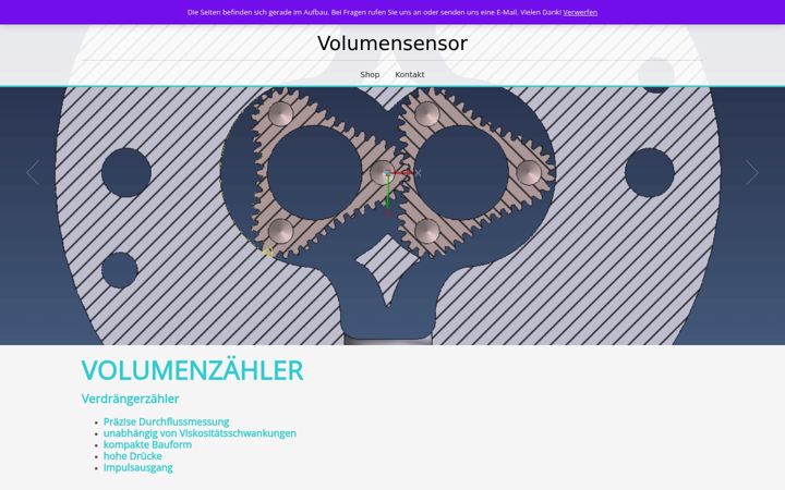 Snímek obrazovky durchfluss-meter.de