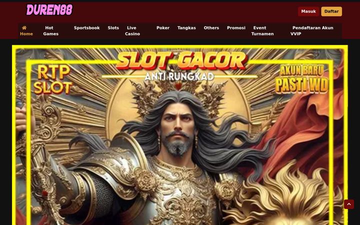 Screenshot of duren88.com