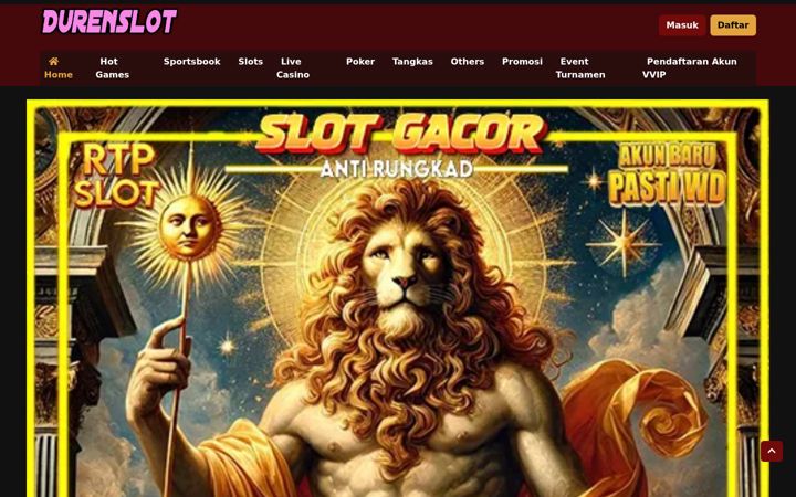 Screenshot of durenslot.com