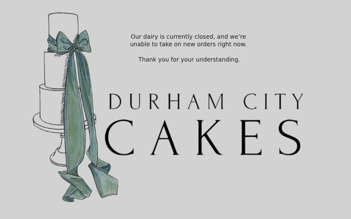 Screenshot of durhamcitycakes.com