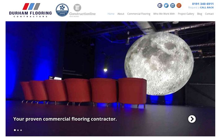 Screenshot ta' durhamflooring.co.uk