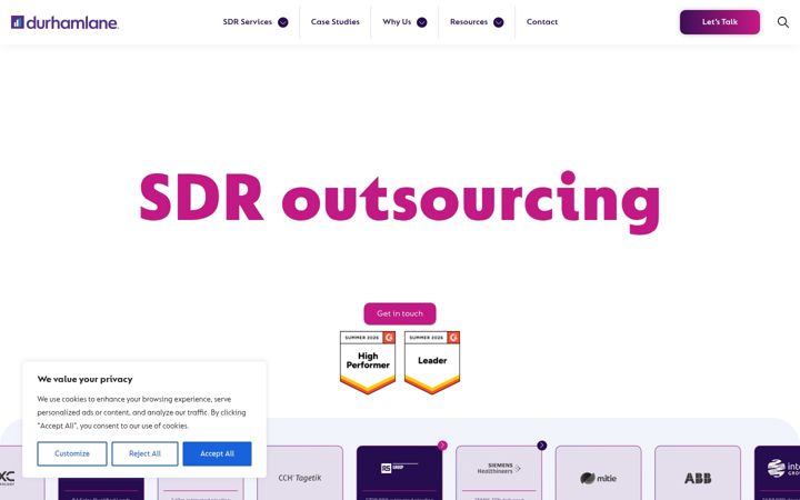 Screenshot of durhamlane.com