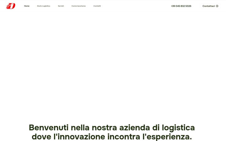 Skjámynd af duriclogistica.it