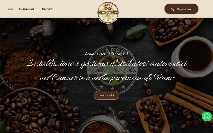 Screenshot of duridakaffe.com