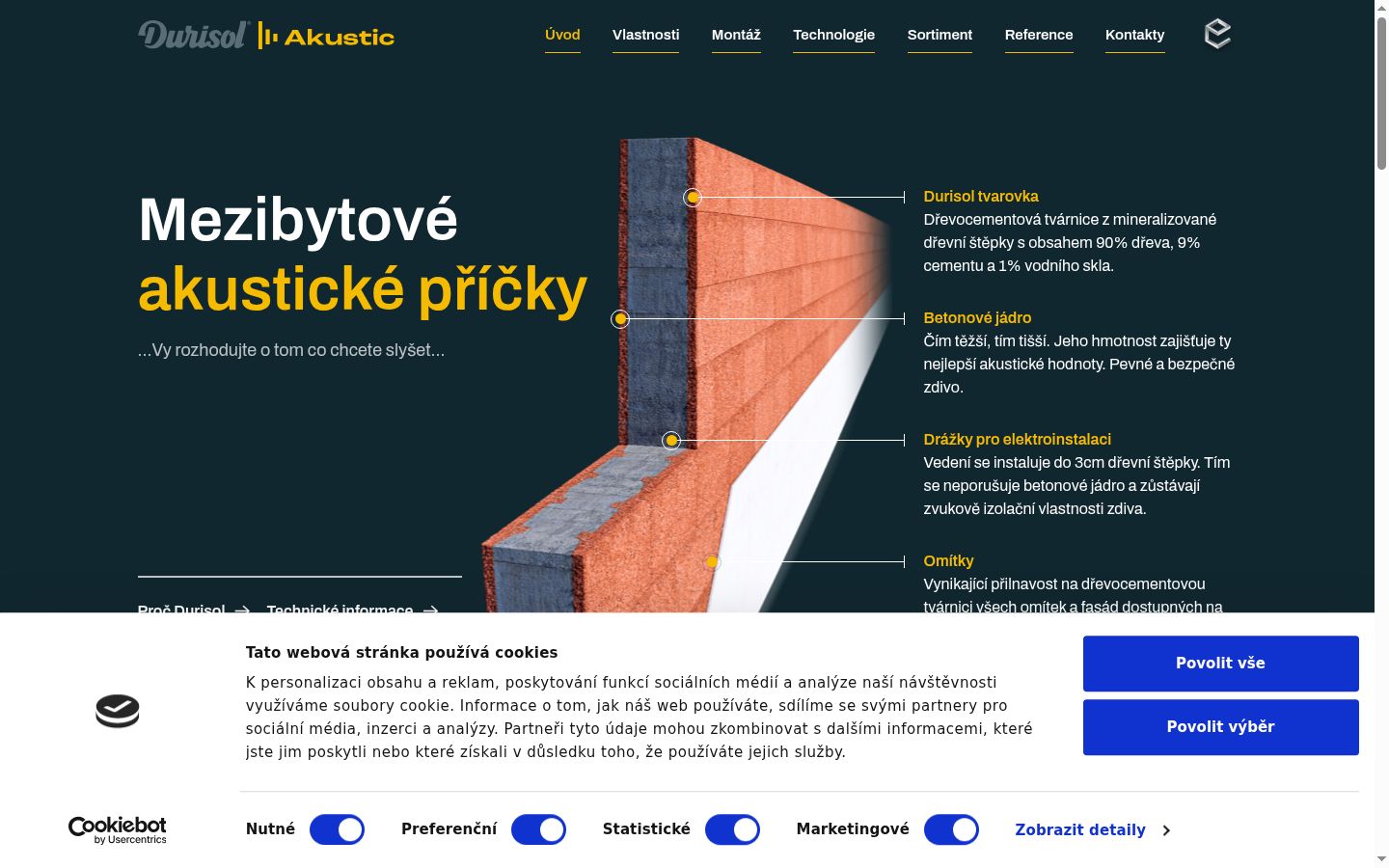 Snímek obrazovky baneru souhlasu zobrazeného před jakoukoli interakcí