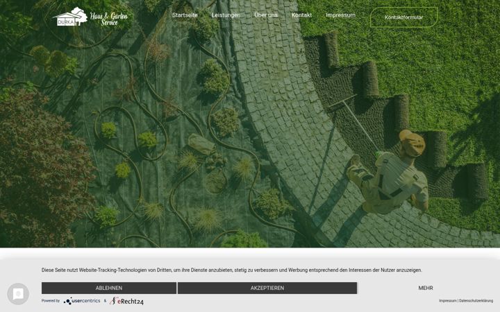 Screenshot of durka-hausundgartenservice.de