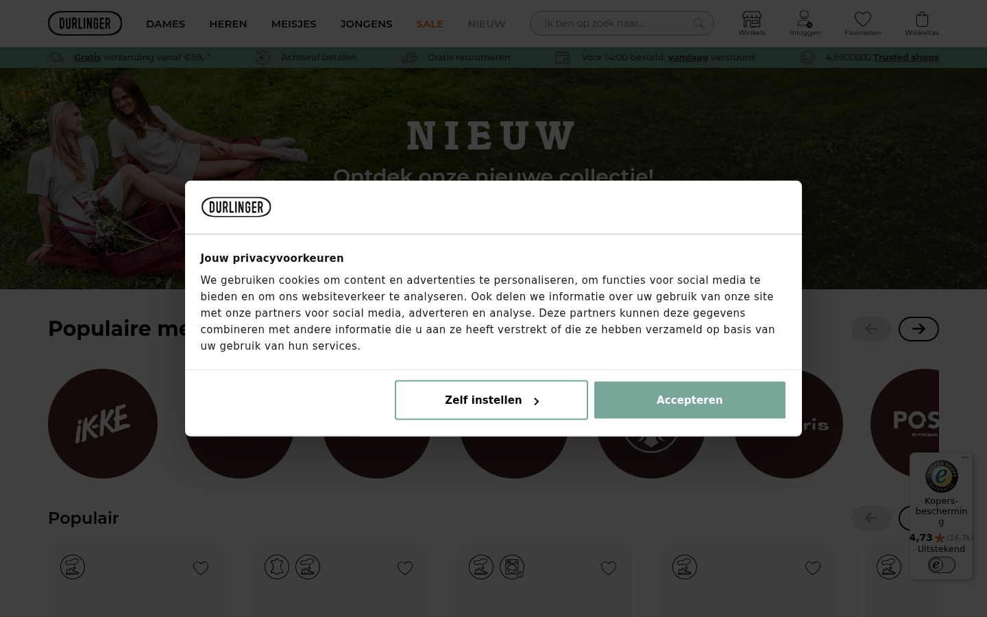 Snímka obrazovky banera súhlasu zobrazeného pred akoukoľvek interakciou