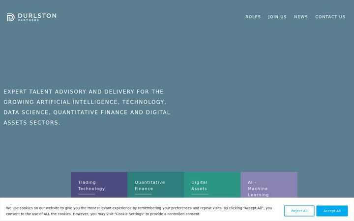 Screenshot of durlstonpartners.com