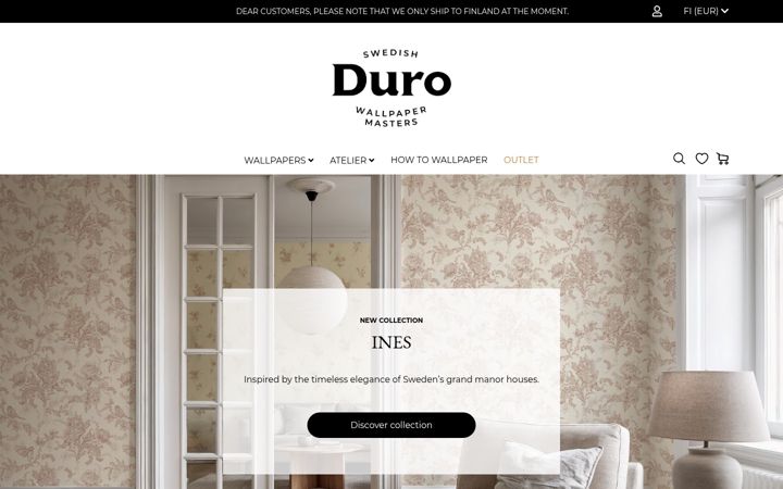 Screenshot of durosweden.com