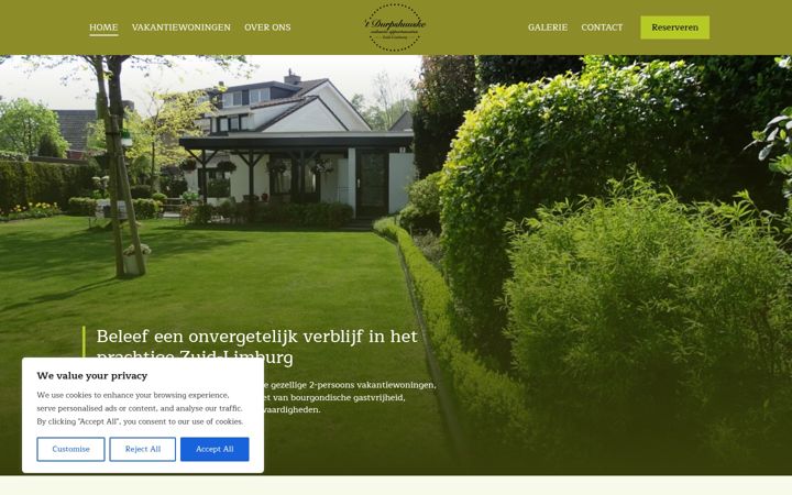 Screenshot di durpshuuske.nl