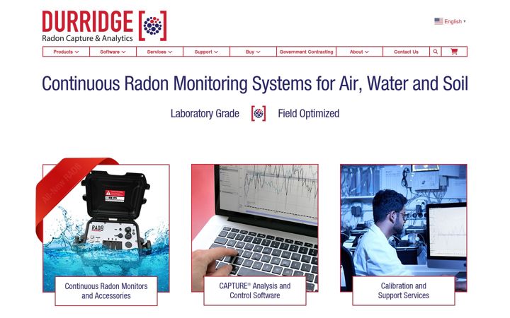 Screenshot of durridge.com