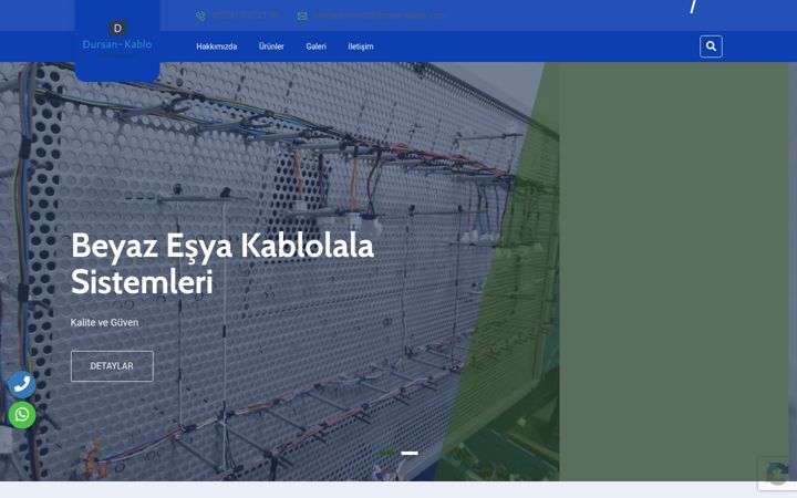 Screenshot of dursan-kablo.com