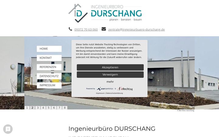 Screenshot of durschang-ingenieure.de