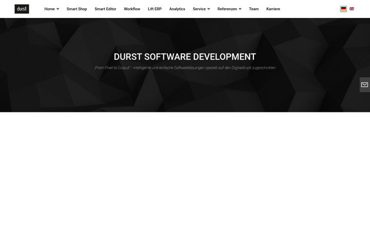 Ekraanipilt saidist durst-software.eu