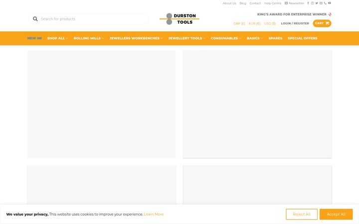Screenshot of durston.com