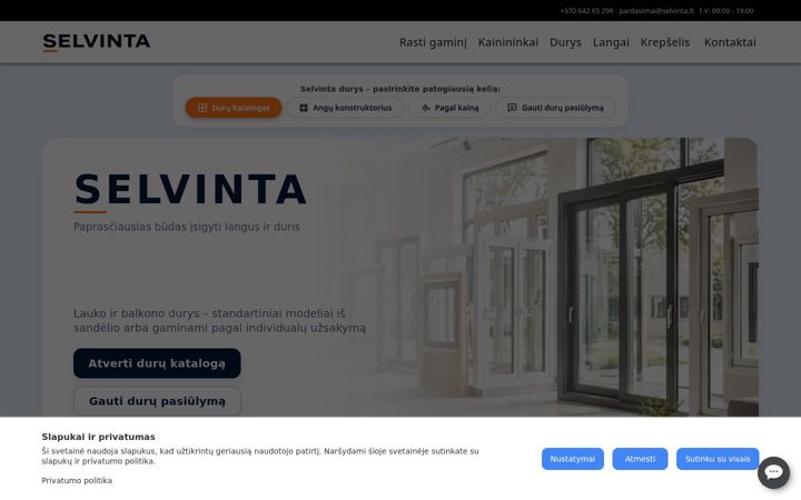 Snímek obrazovky duru-kainos.lt