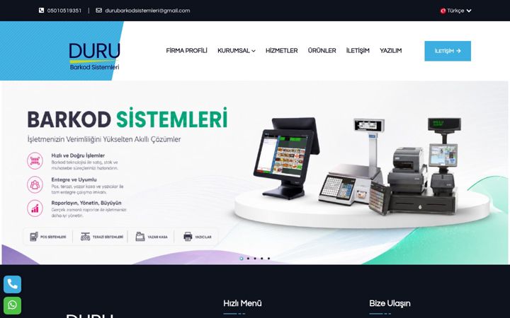 Screenshot of durubarkod.com