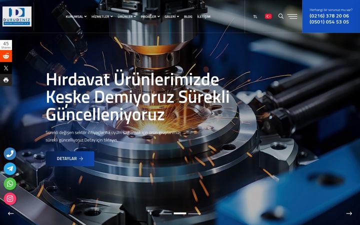 Екранна снимка на durudenizmke.com.tr