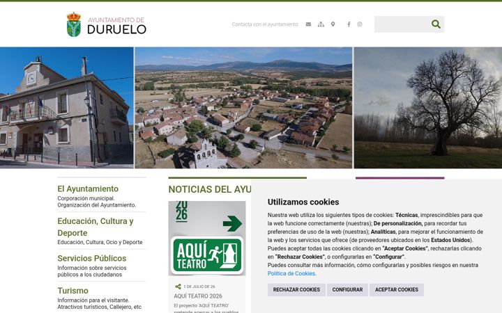 Skjermbilde av duruelo.es