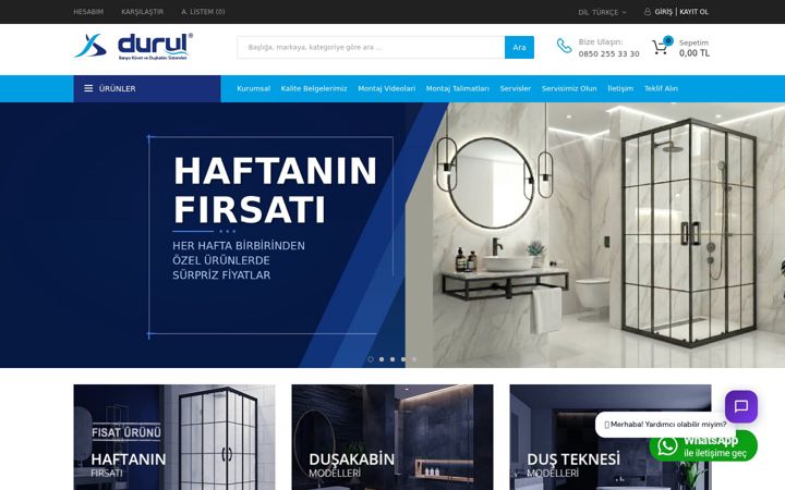 Екранна снимка на durul.com.tr