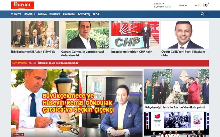 Екранна снимка на durumgazetesi.com.tr