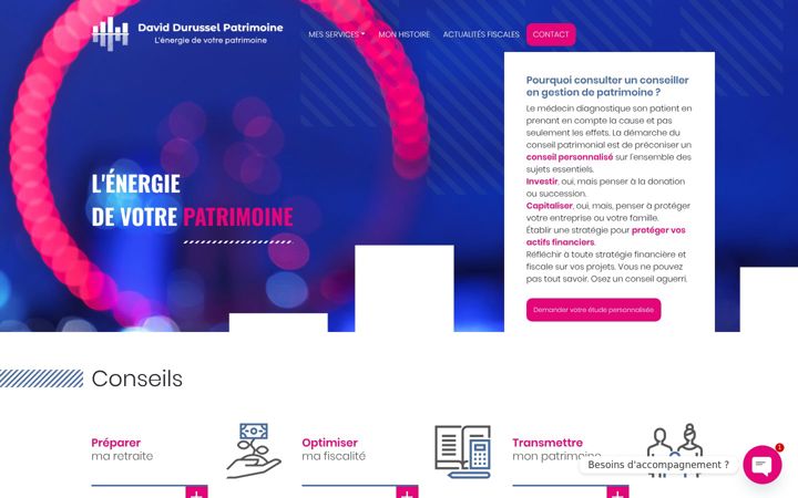 Screenshot van durussel-patrimoine.fr