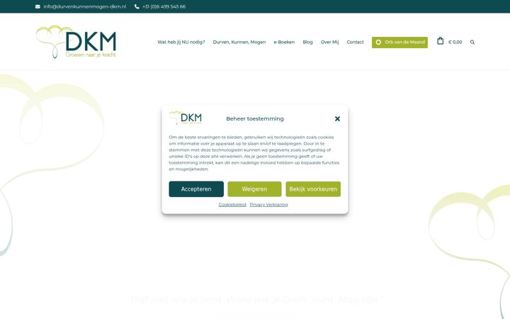 Screenshot di durvenkunnenmogen-dkm.nl