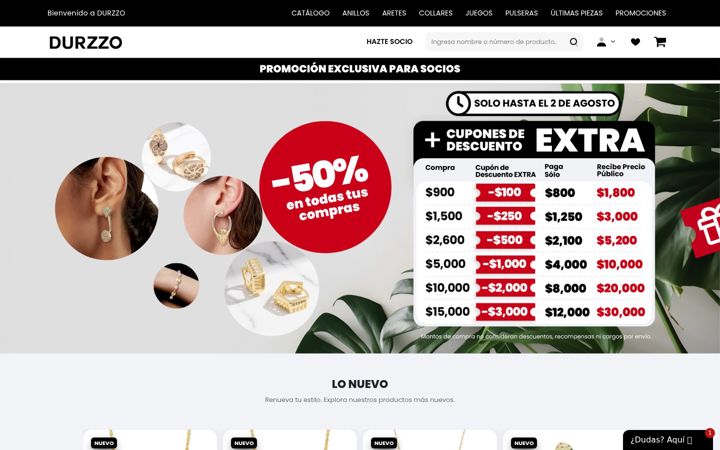 Screenshot του durzzo.com