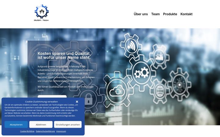 Screenshot of dusa-tech.com