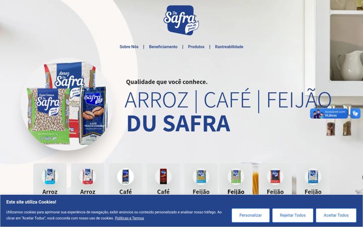 Snimka zaslona za dusafra.com.br
