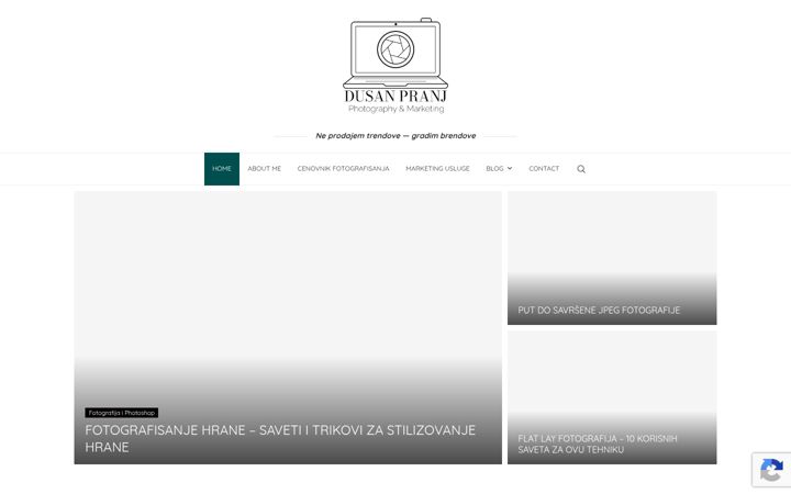 Screenshot of dusanpranj.com