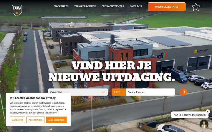 Screenshot di dusbv.nl