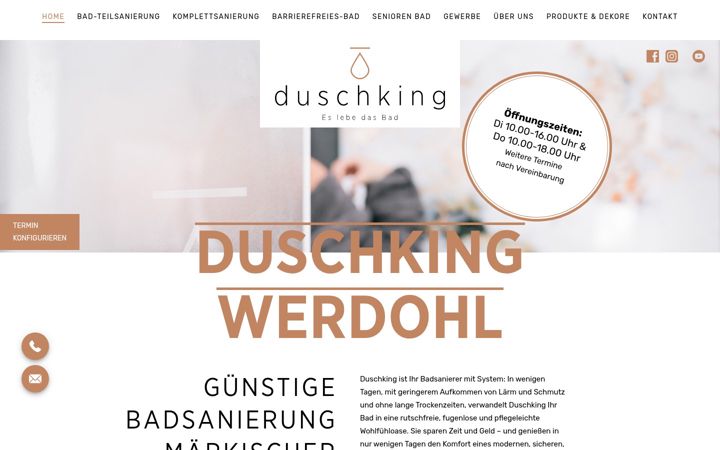 Screenshot of duschking-werdohl.de