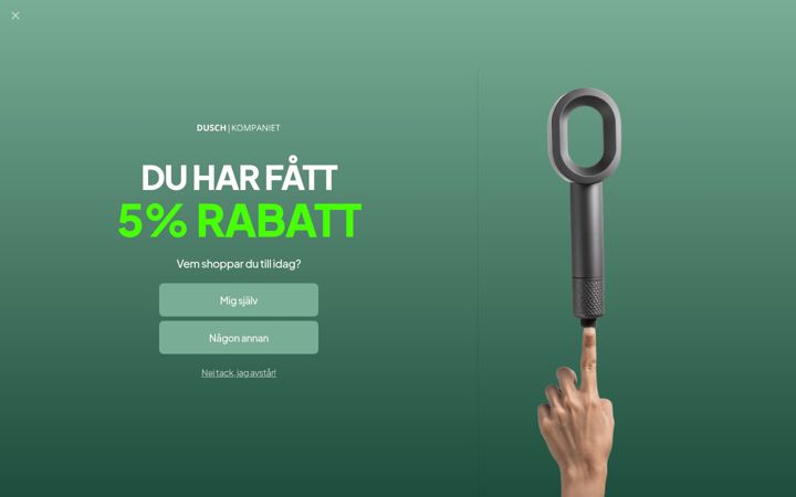 Screenshot van duschkompaniet.se