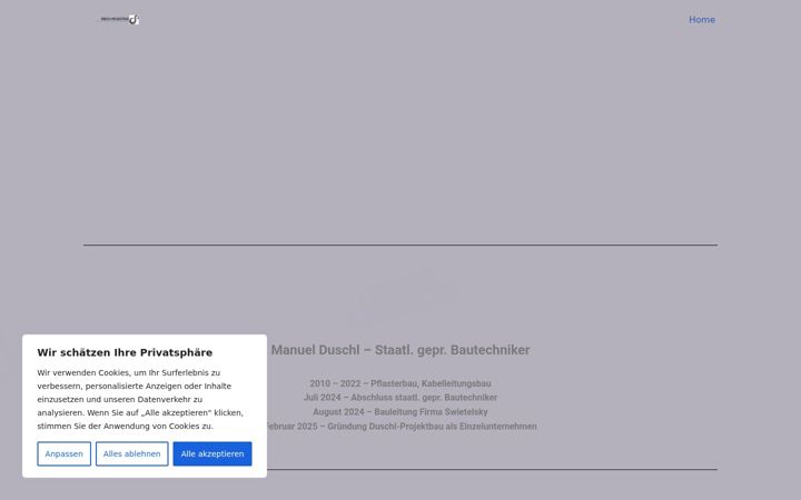 Screenshot of duschl-projektbau.de