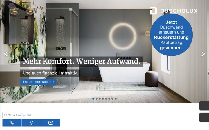 Screenshot of duscholux.com