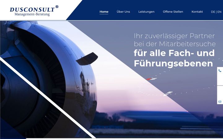 Screenshot of dusconsult.com