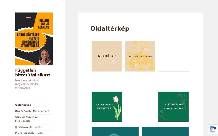 Skjermbilde av dusikandrea.hu