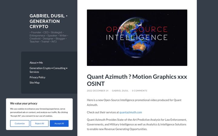 Screenshot of dusil.com
