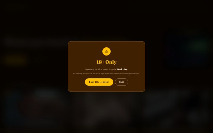 Screenshot of duskhive.com