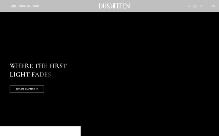 Screenshot of duskitten.com